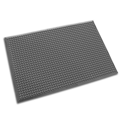 Ergomat - Tapis antifatigue PU à bulles - 60x150cm Anthracite - Confort ergonomique pour milieu sec
