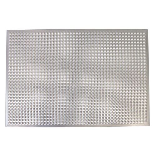 Ergomat - Tapis antifatigue PU Infinity Bulles Argent 60x90cm - Usage Intensif - Confort Ergonomique