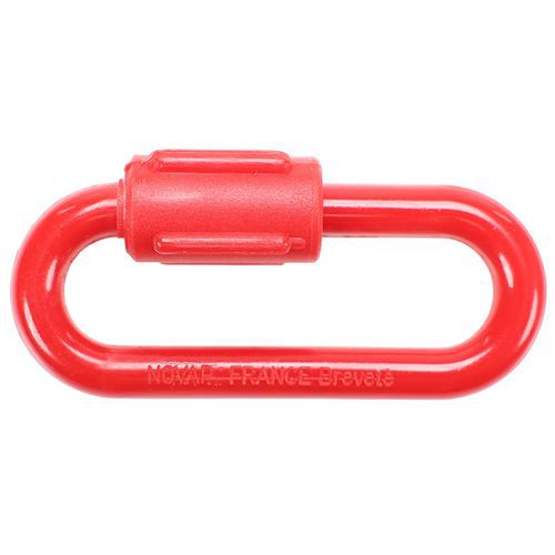 Novap - Maillon Rapide Rouge Polyamide Diamètre 6mm - Usage Parking - Recyclable