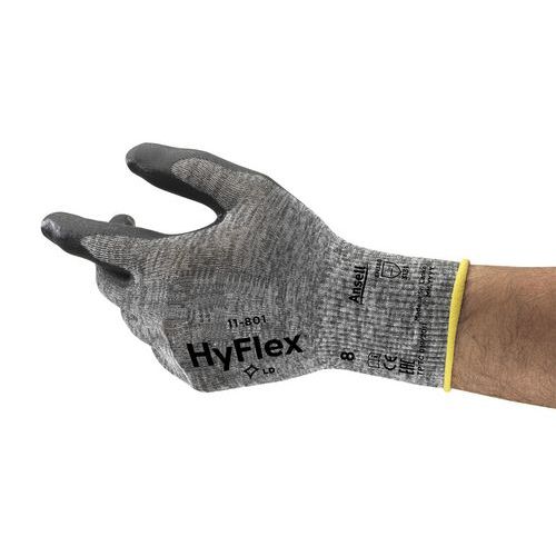 Ansell - Gants de manutention HyFlex 11-801 - Taille 7 - Nitrile Paume - 12 Paires - EPI