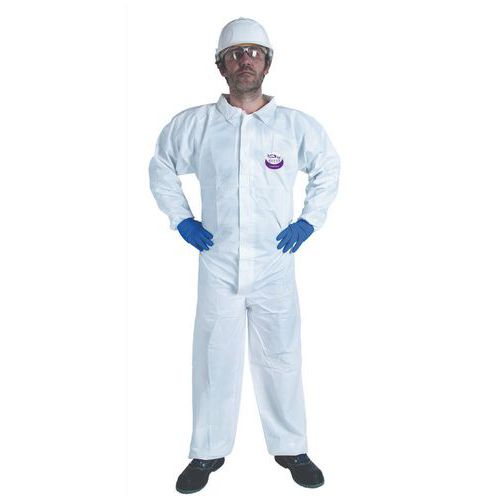 Medicom - Combinaison WeePro Catégorie 3 Type 5/6 - Taille XXL Blanc - Protection Respirante et Confortable