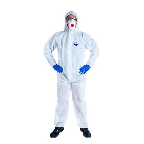 Medicom - Combinaison WeeCover Catégorie 3 Type 5/6 - Taille XXL - Protection Respirante SMS 55G