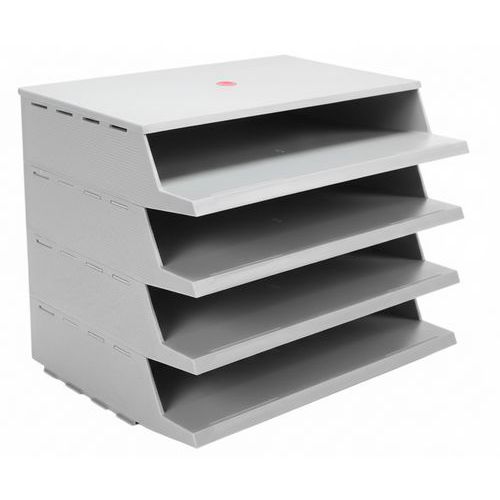 Lot de 4 - Trieur Panorama Gris