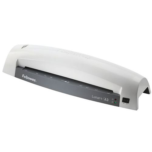 Fellowes - Plastifieuse Lunar A3 - Format A3 - Vitesse 30 cm/min - Préchauffage 4 min - Idéale pour documents