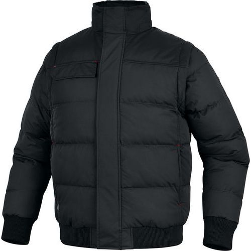 Blouson Polyamide Enduit Pu Gris-noir - Xxl