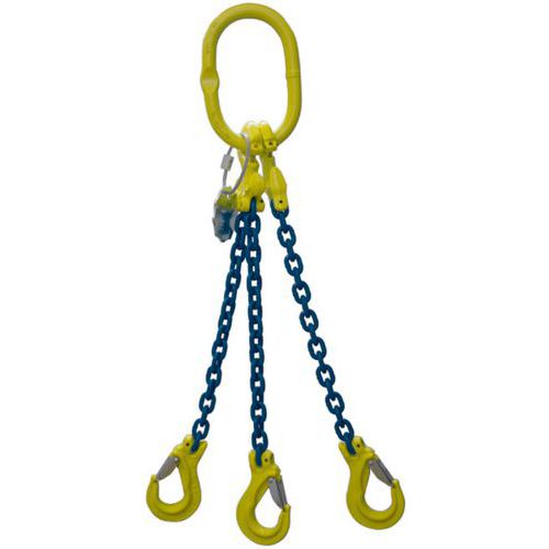 Élingue 3 Brins-maille Mf-crochet Egkn-6mm-3.1t