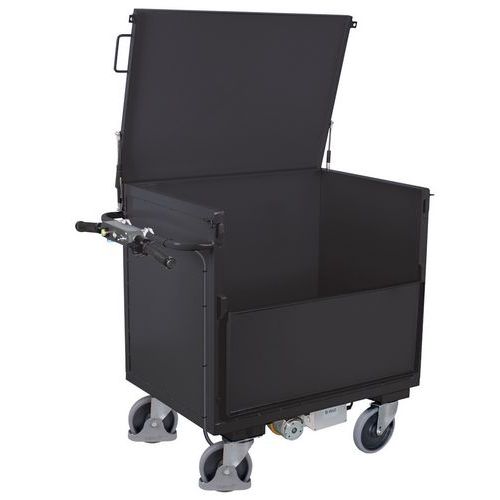 Actiwork - Chariot Électrique B-Well 500kg - Acier - 1 Plateau Rabattable - Éco-responsable