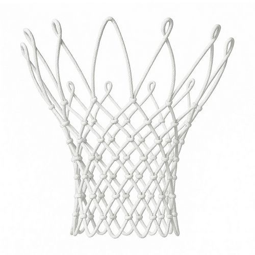 Filet de basket compétition Heavy Duty Net - Blanc - Conforme code du sport français - Norme EN 1270