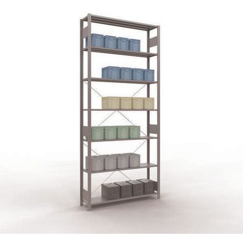 Schulte - Rayonnage léger Easy-Fix Départ - 3000x1000x300mm Galvanisé - 7 tablettes 150kg/tablette - Robuste et Modulable