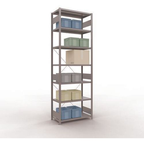 Schulte - Rayonnage Easy-Fix Départ Galvanisé - 3000x1000x500 mm - 7 Niveaux - Charge 2300 kg