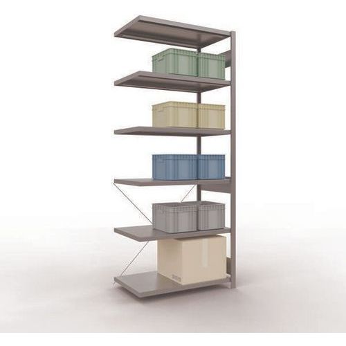 Schulte - Étagère Easy-Fix Simple Face Galvanisée - 2500x1000x600mm - 6 Niveaux - Charge 1800kg