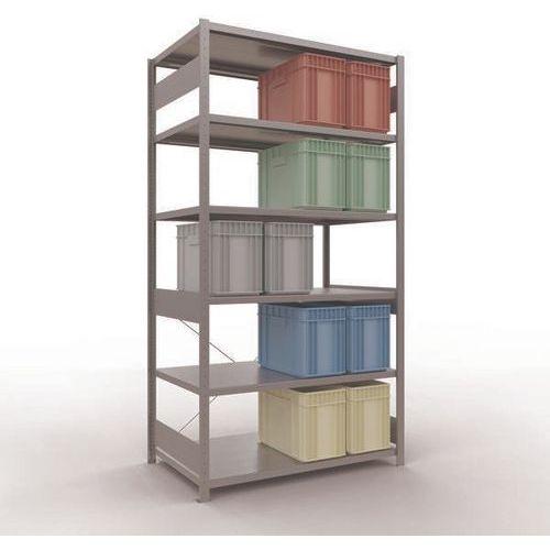 Schulte - Rayonnage Easy-Fix Départ Galvanisé - 2500x1300x800mm - Charge 1700kg - 6 Niveaux