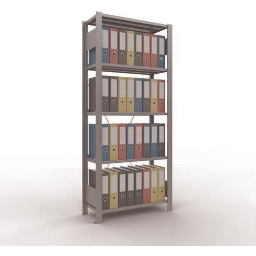Schulte - Rayonnage de bureau Aristo-Clip départ - 5 tablettes 1800x750x300mm - Charge 85kg/tablette - Acier zingué