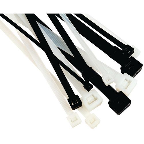 3M - Collier Serre Câble FS360 DW-C - 7,5x360mm Noir - Polyamide Résistant - Ø Serrage 101mm