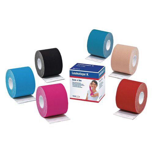 Bande De Contention Leukotape K Bleu Bsn Medical