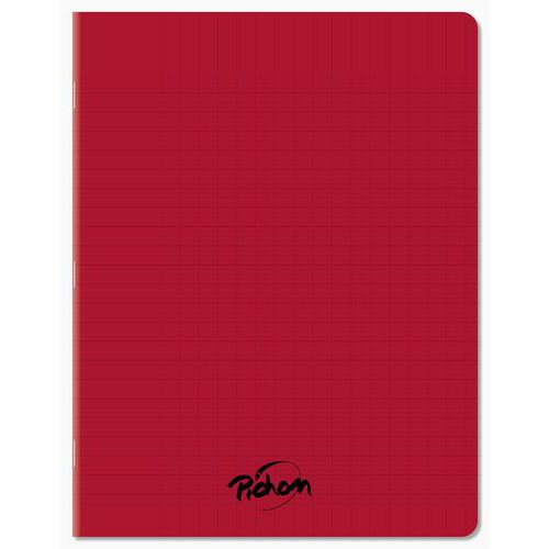 Cahier 96 pages Seyes 21x29.7 cm 80G - Polypropylène rouge thumbnail image 1