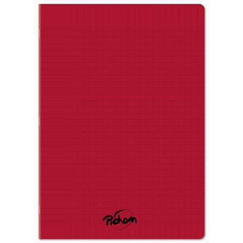 Cahier 96 pages Seyes 24x32 cm 80 g - Polypropylène rouge thumbnail image 1