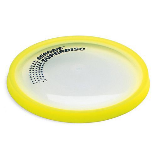 Disque volant Superdisc Aérobie Jaune - Compétition Ultimate - 25 cm