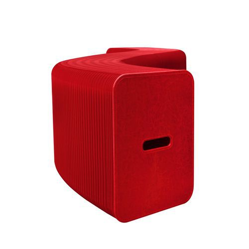 Banc Pliable Flexistool - 6 Personnes - Rouge - Paperflow