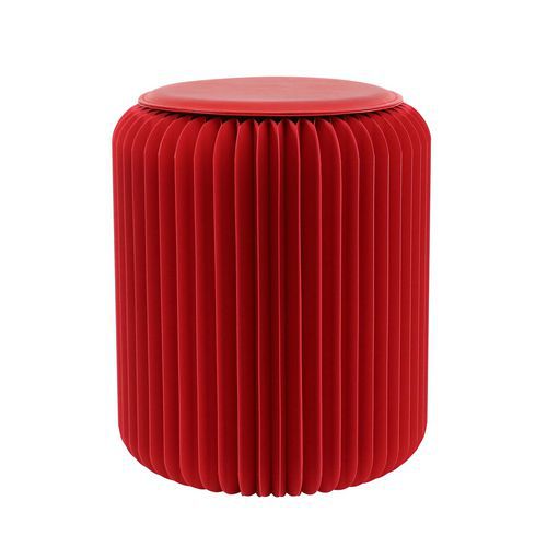 Tabouret Pliable Flexistool - H 42 Cm - Rouge - Paperflow