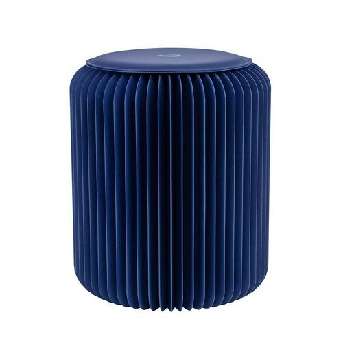 Tabouret Pliable Flexistool - H 42 Cm - Bleu - Paperflow