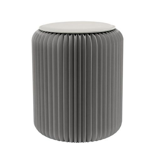 Tabouret Pliable Flexistool - H 42 Cm - Gris - Paperflow