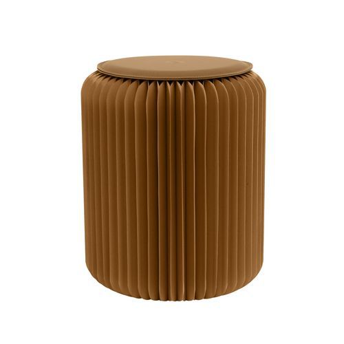 Tabouret Pliable Flexistool - H 42 Cm - Marron - Paperflow