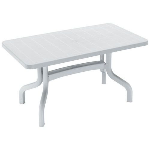 Table Ribalto 140 X 80 Cm Rabattable - Blanc
