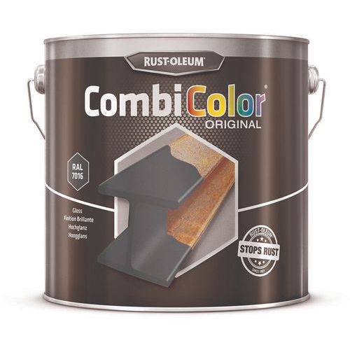 Primaire Et Finition Combicolor 2.5l Gris Anthracite Ral7016 Ral 7016