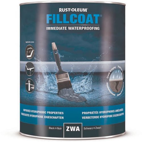 Lot de 6 - Fillcoat Réparation D'étanchéité 1l Noir