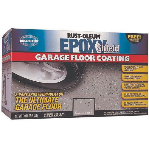 Lot de 2 - Epoxyshield Maxx Revêtement Pour Sol De Garage 355l