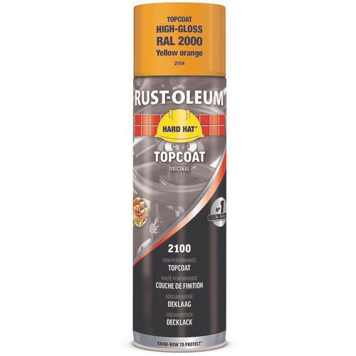Lot de 6 - Aerosol De Peinture Industriel 500ml Orange Jaune Ral2000