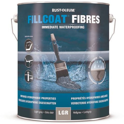 Fillcoat Réparation D'étanchéité Fibres 5l Gris Clair