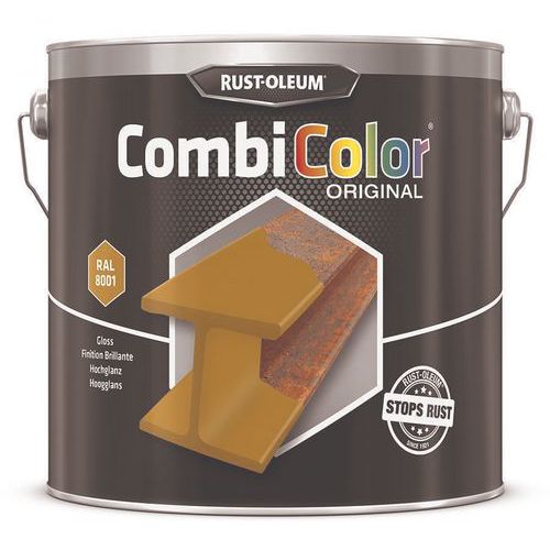 Lot de 2 - Combicolor Original 25l Brun Terre De Sienne Ral8001
