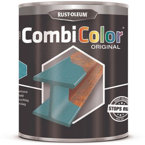 Rust-Oleum - Peinture CombiColor Original Martelé 750mL Vert Clair - Intérieur/Extérieur - Finition Martelé - Idéal pour toutes surfaces