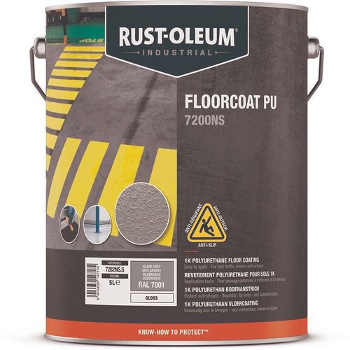 Peinture Antidérapante 7200ns 5l Gris Ral7001
