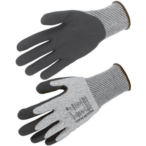 Gants De Manutention Pehd Enduit Nitrile 10