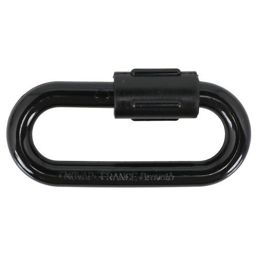 Novap - Maillon Rapide Noir Polyamide Ø 8mm - Usage Parking - Recyclable