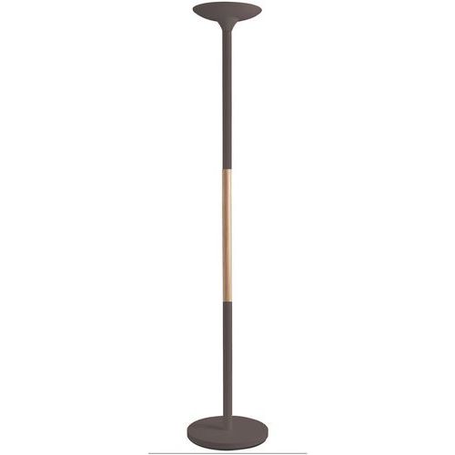 Unilux - Lampadaire Pryska Noir 180cm - 5539lm - Variateur - Acier - Idéal Télétravail