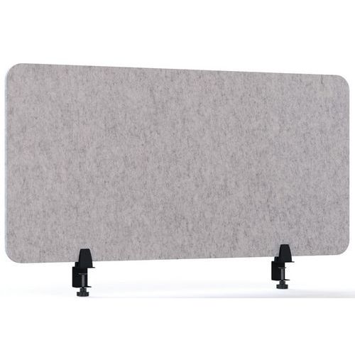 Écran De Séparation Acoustique Gris Clair-120 Cm-smit Visual