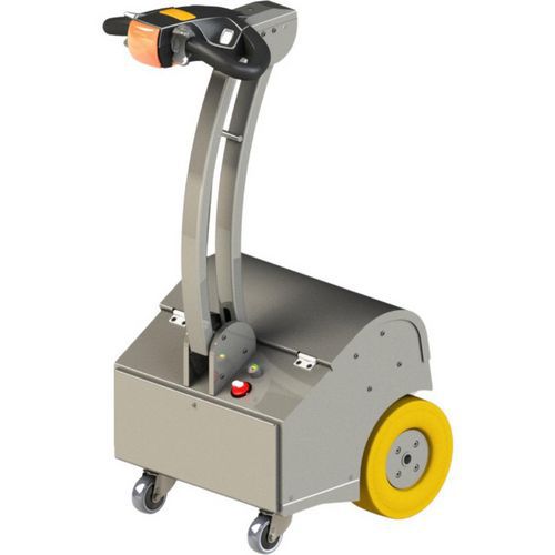 Actiwork - Timon TM15 Chariot de manutention inox - Force 1500 kg - Moteur 400W - Idéal industrie