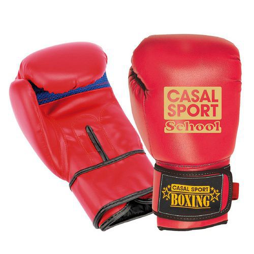 Gants De Boxe - Rouge School 12 Oz - Casal Sport