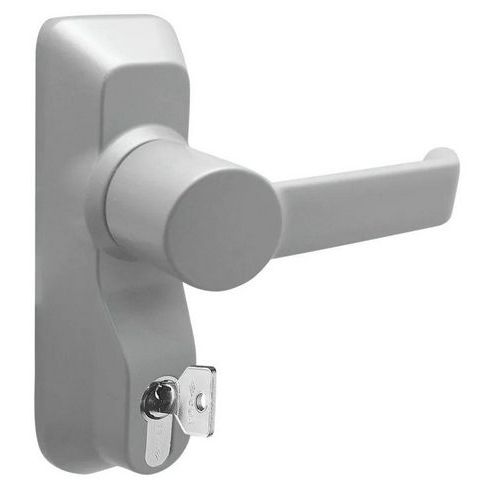 Bricard - Poignée Luxor Gris Acier - Touchbar Securistyle - Coupe-feu NF CE