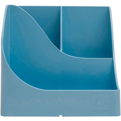 Lot de 4 - Pot Crayons Pen Wave Pop'nco Cyan