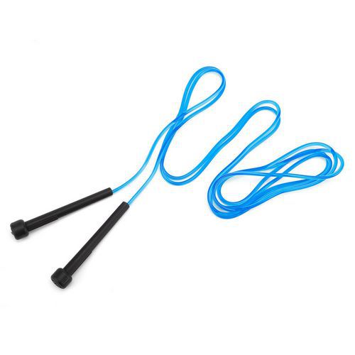 Corde à sauter PVC Bleu 300cm - Durable et Ajustable - Idéale Fitness