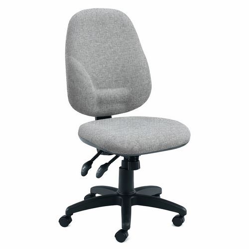Linea Fabbrica - Chaise de bureau Ace High Back anthracite - Synchrone XXL - 120 kg max - 31% recyclé