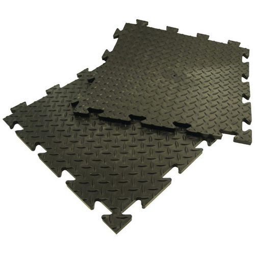 Lot De 16 Dalles Pvc Plastex Chex 50 X 50 Cm Noir