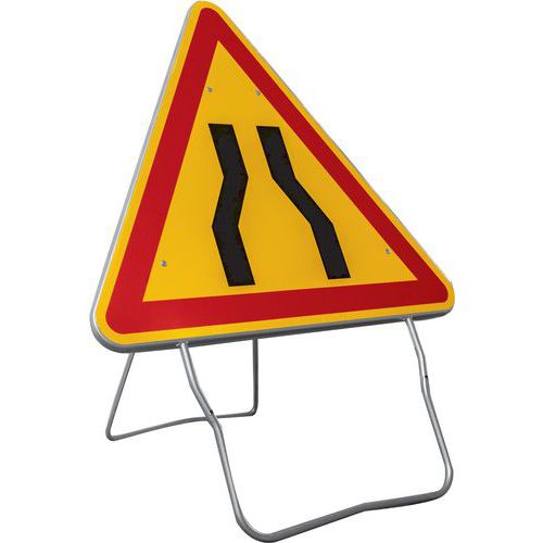 Panneau De Chantier Chaussée Rétrécie-1000mm-cl2