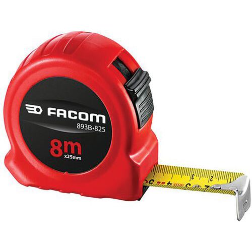 Facom 6 Mesure Avec Blocage, Ruban Nylon, Double Faces Facom