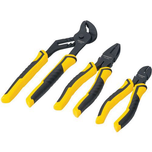Stanley 1 Pinces Grip Caoutchouc Anti-glisse (x3)